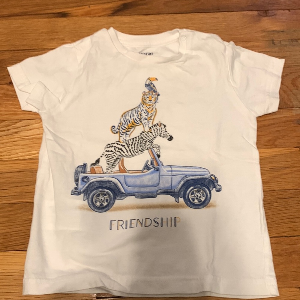 Mayoral boys t shirt, two snaps at top, 24 months